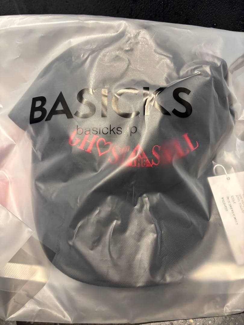 攻殻機動隊　BASICKS キャップ　攻殻機動隊展　ブラック