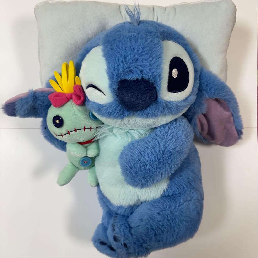 ディズニー スティッチ スクランプ ぬいぐるみ バックパック　セット　店舗限定品