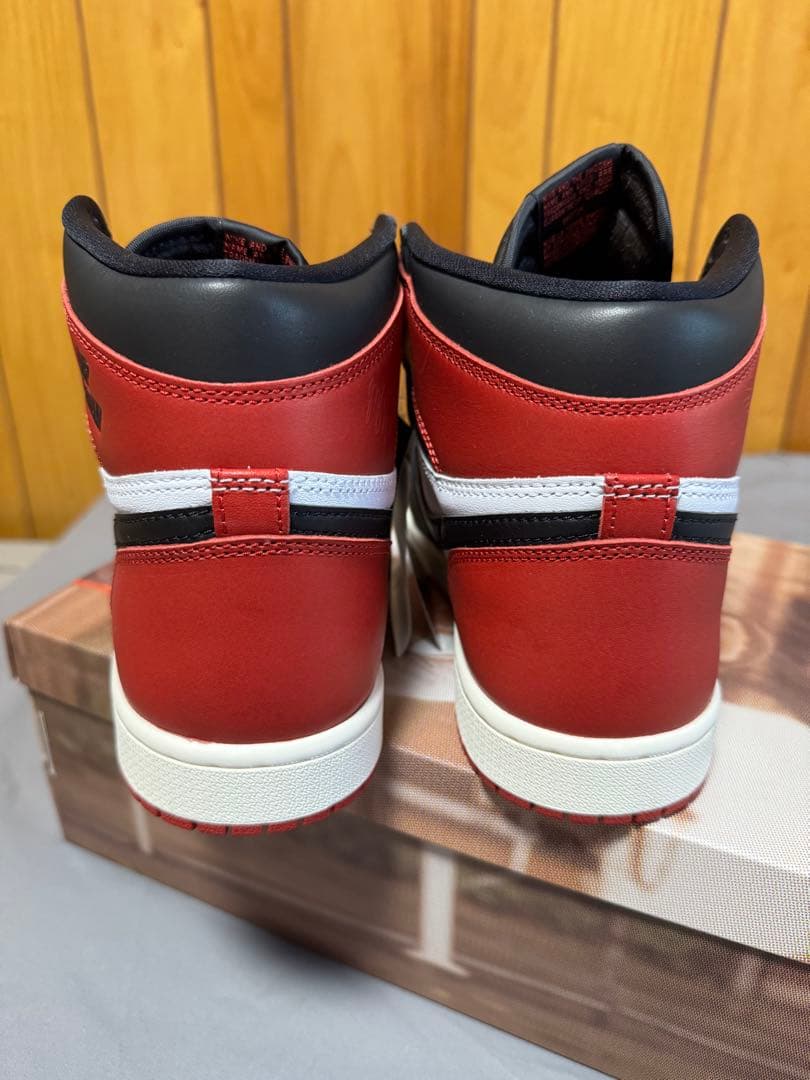AIR JORDAN Ⅰ レトロ　BLACK TOE 1 US8 エアジョーダン