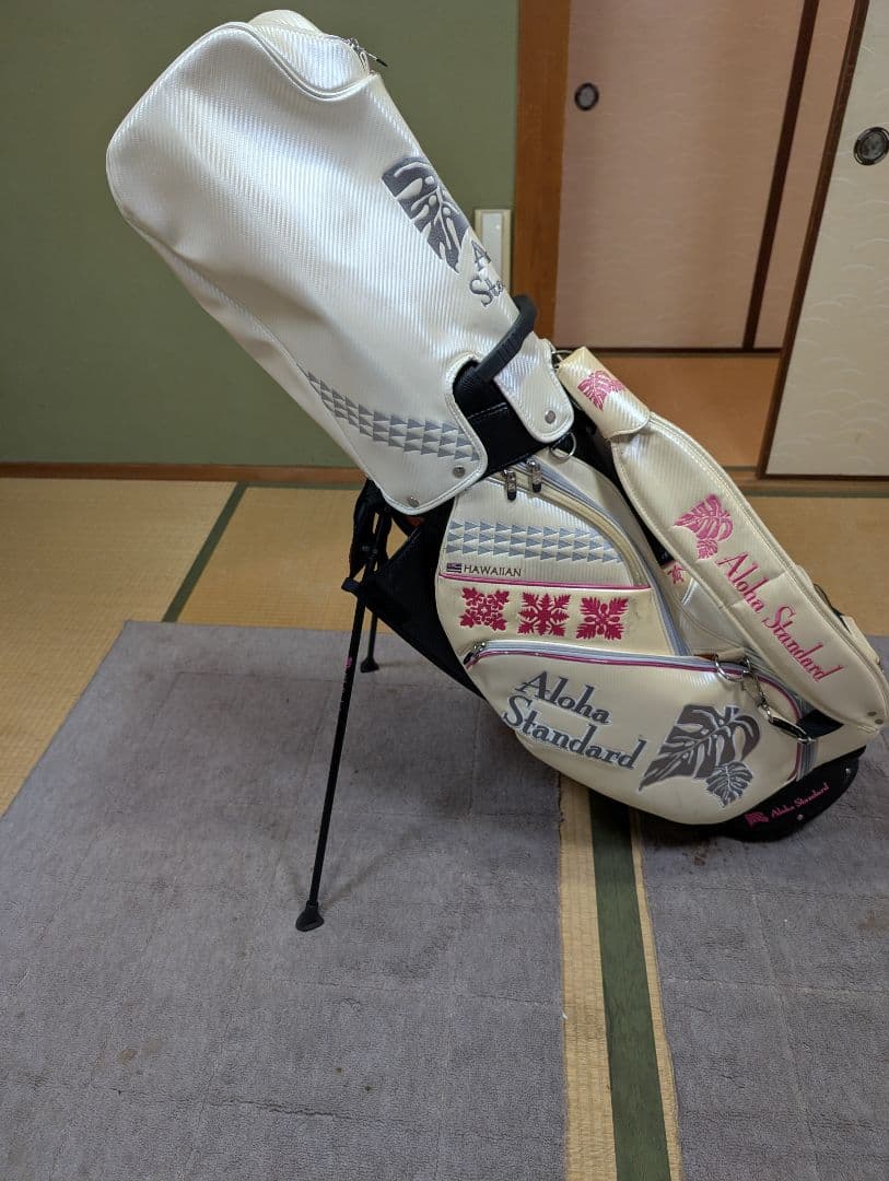 三連休限定特別割引！！ Aloha Standard ゴルフバッグ ホワイト