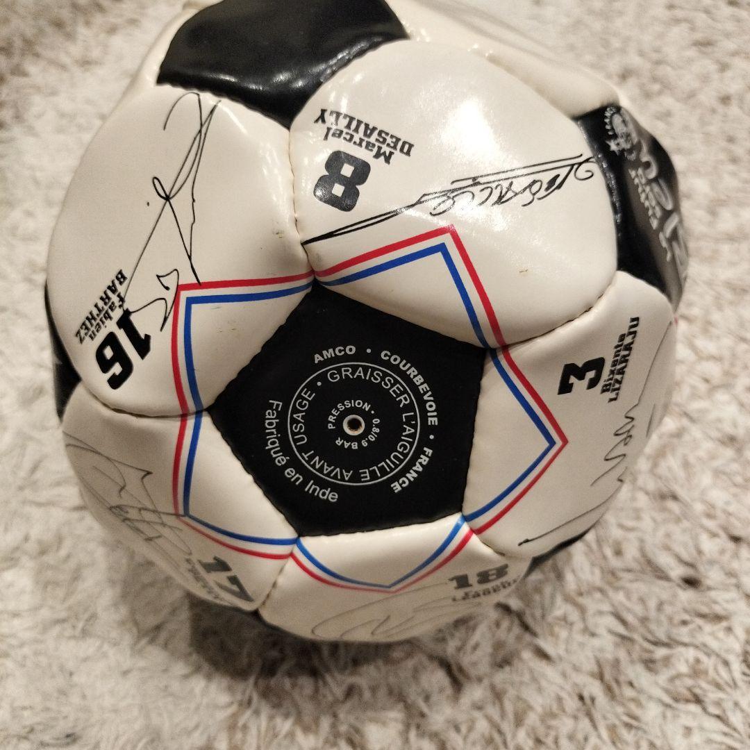 サイン入りサッカーボール フランス代表