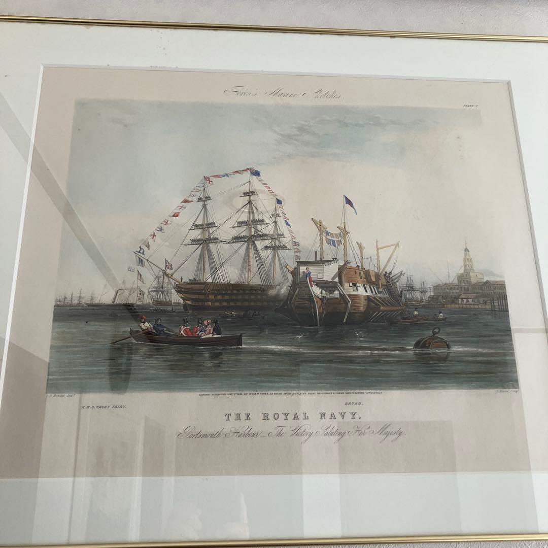 THE  NAVY リトグラフ1840年