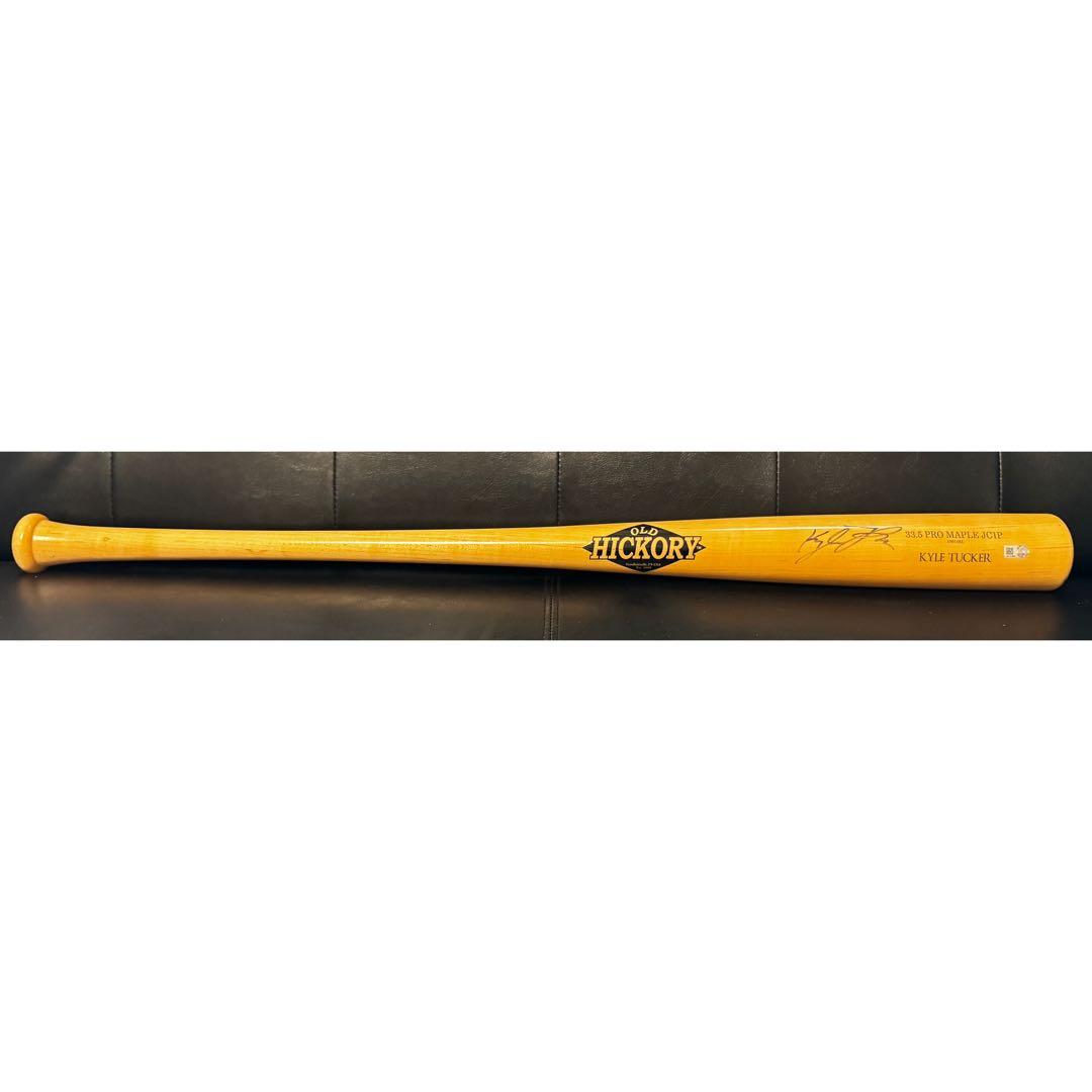 カイル タッカー 直筆サイン バット MLB ホログラム Old Hickory