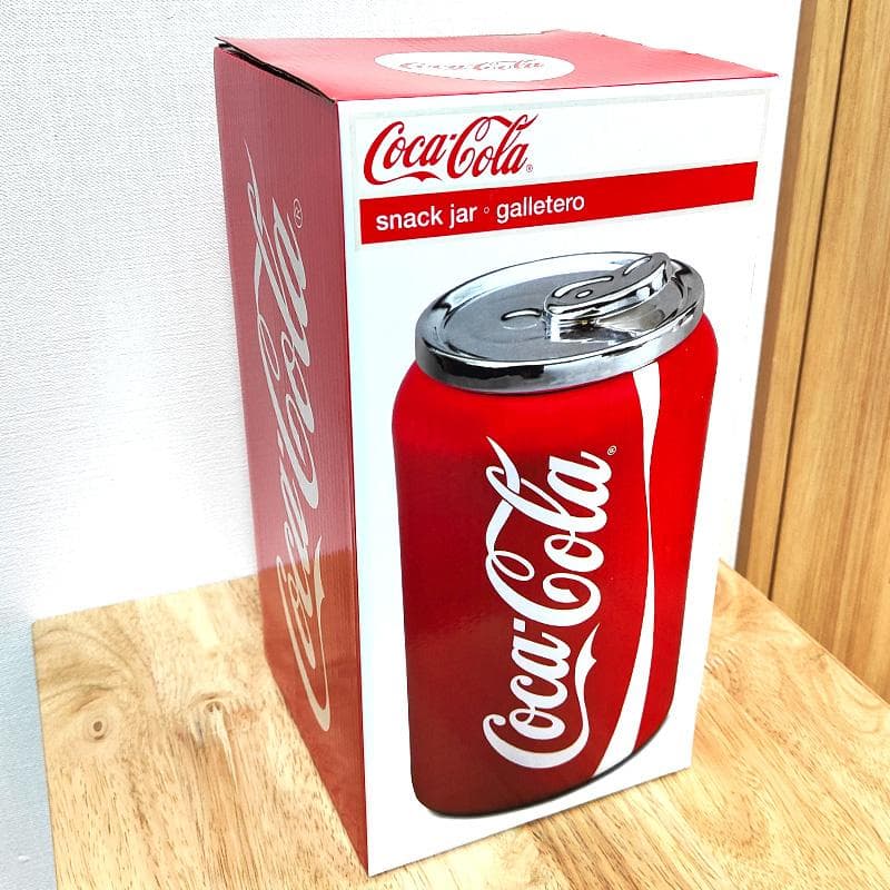 【訳あり】コカコーラ スナックジャー 保存容器 お菓子 COCA COLA 缶