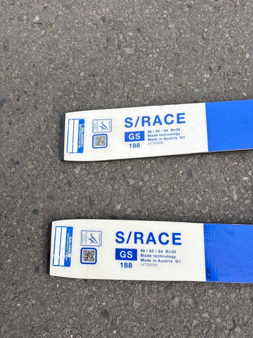 Salomon S/RACE GS 188cm スキー