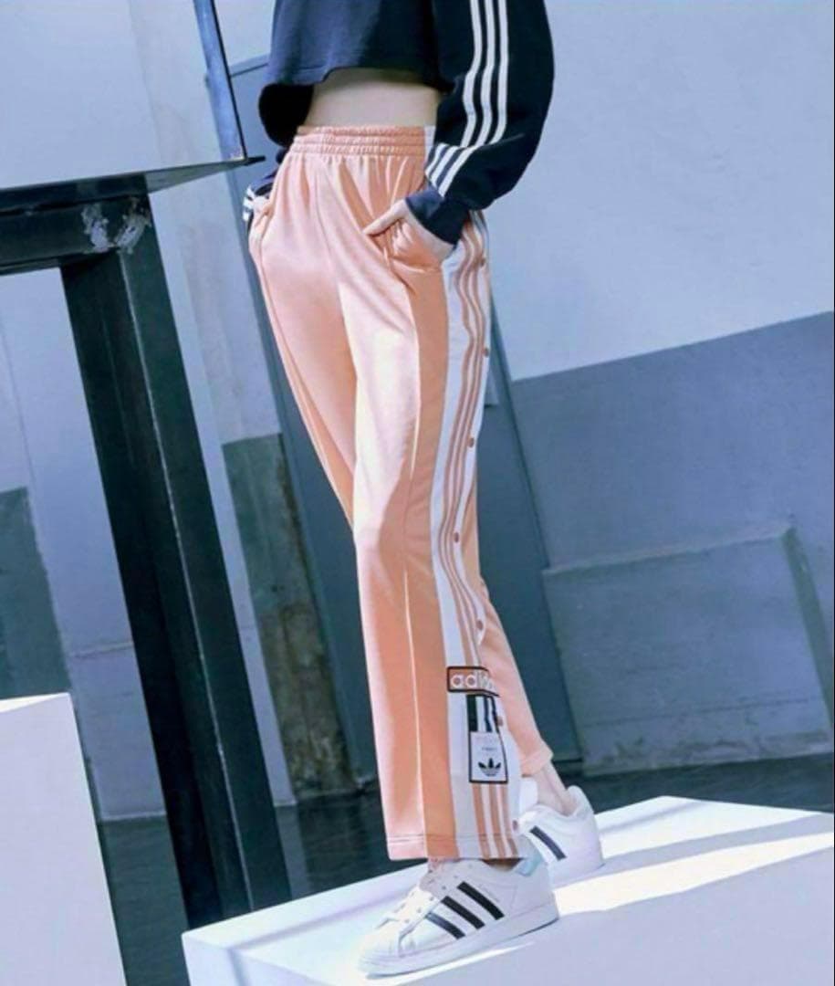 adidas アディダス トラックパンツ アディブレイク スナップボタン Ｍ