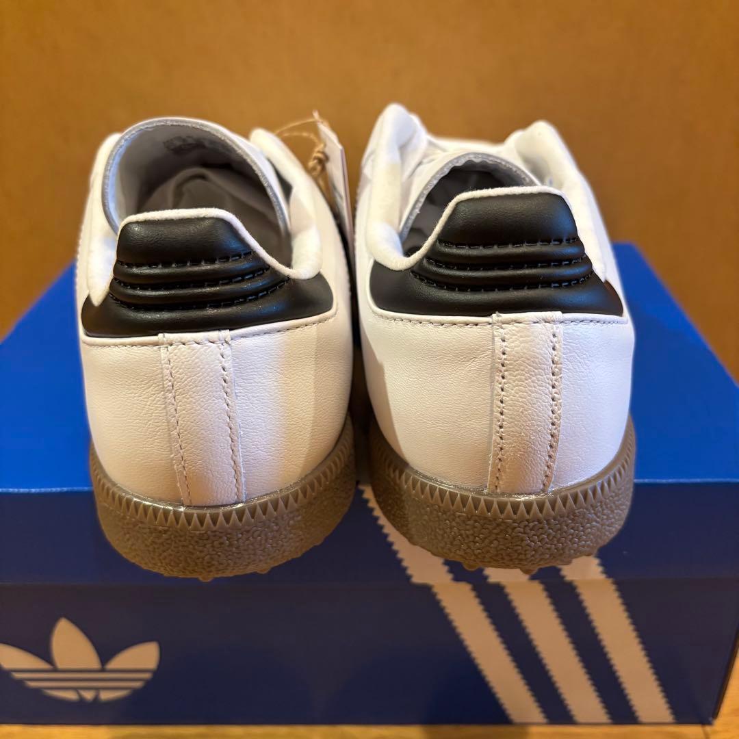 新品！アディダス サンバ フルグレインレザー ゴルフシューズ 23.5㎝