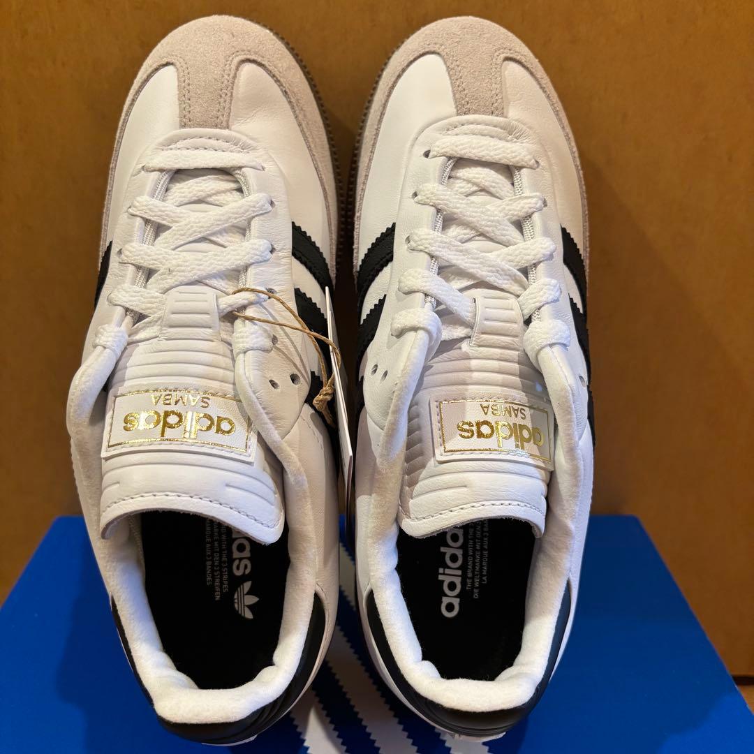 新品！アディダス サンバ フルグレインレザー ゴルフシューズ 23.5㎝