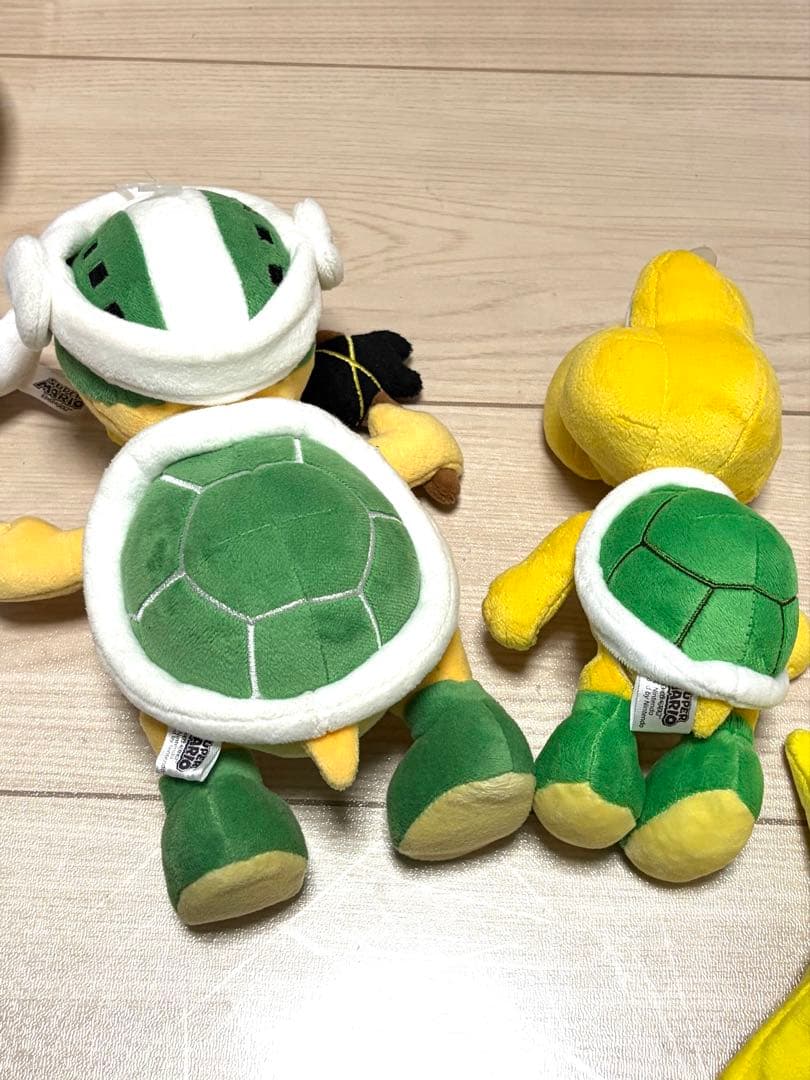 マリオキャラクターぬいぐるみセットほねクッパ