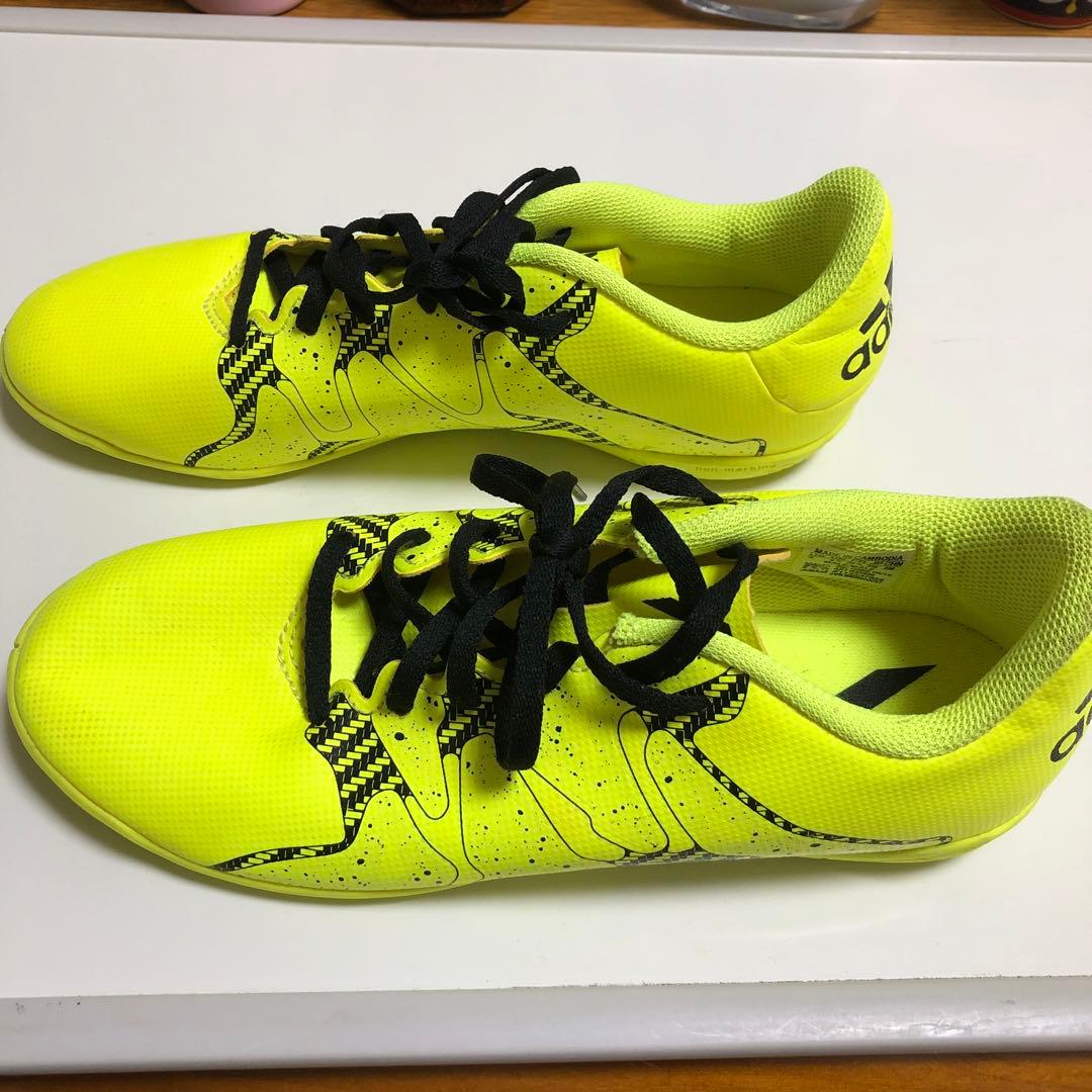 adidas X 15.4 フットサルシューズ イエロー 15.4