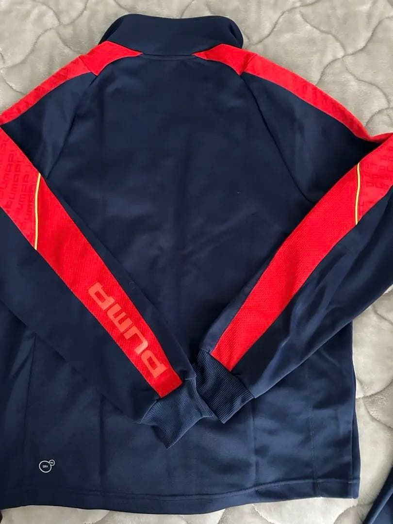 PUMA ジャージ上下セット ネイビー/レッド