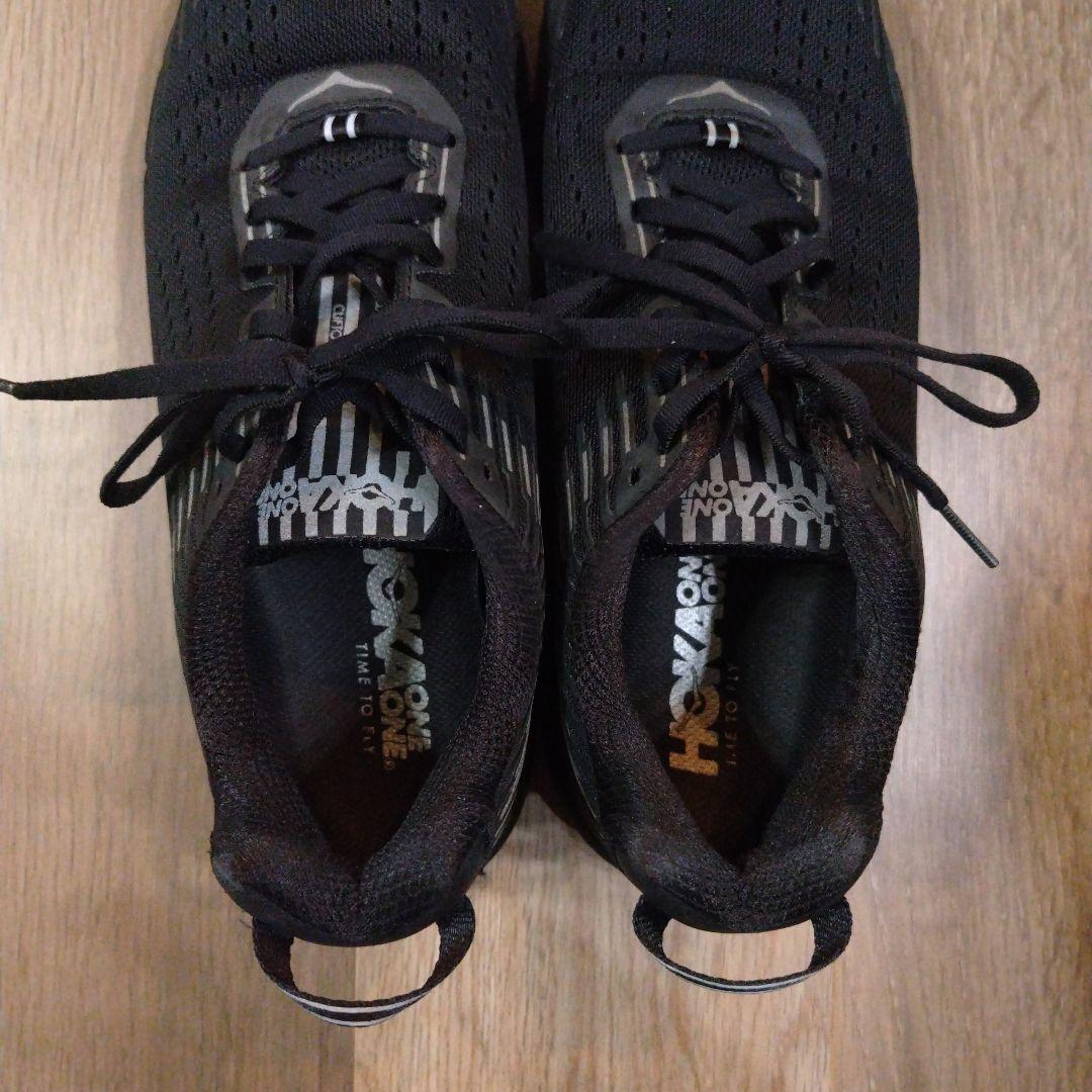 HOKA クリフトン5 ランニングシューズ ブラック
