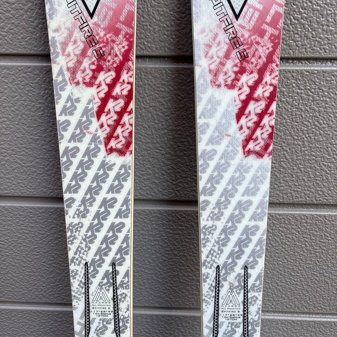 スキー K2 SPITFIRE S 167cm