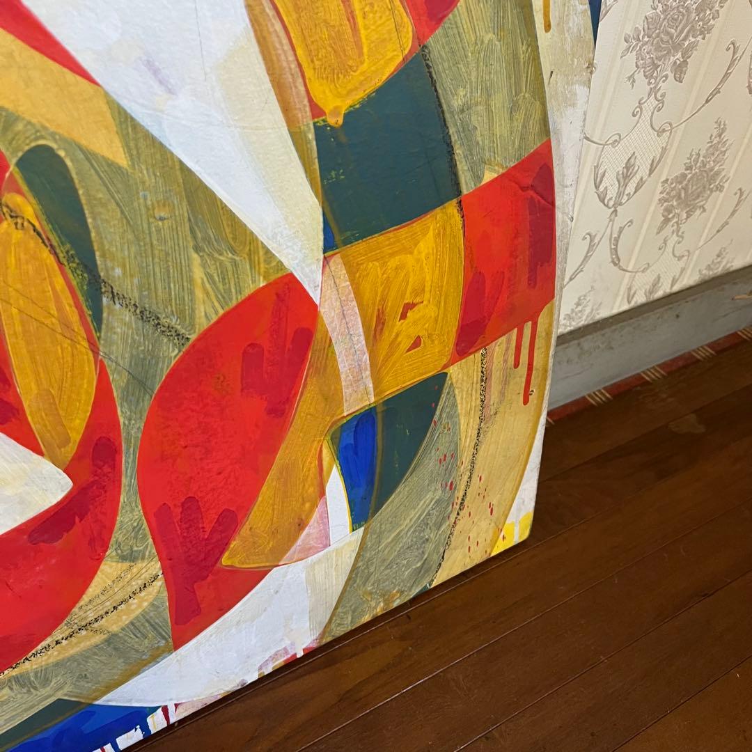 【蔵出し】アート作品 絵画 抽象画 美術品 骨董品 古美術 オブジェ インテリア