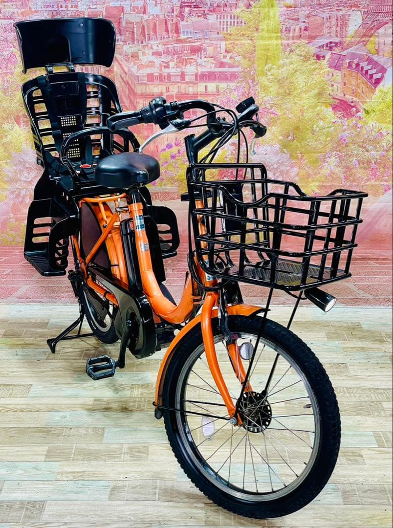 ZK3821 電動自転車 ヤマハ パスバビー 子供乗せ 20インチ