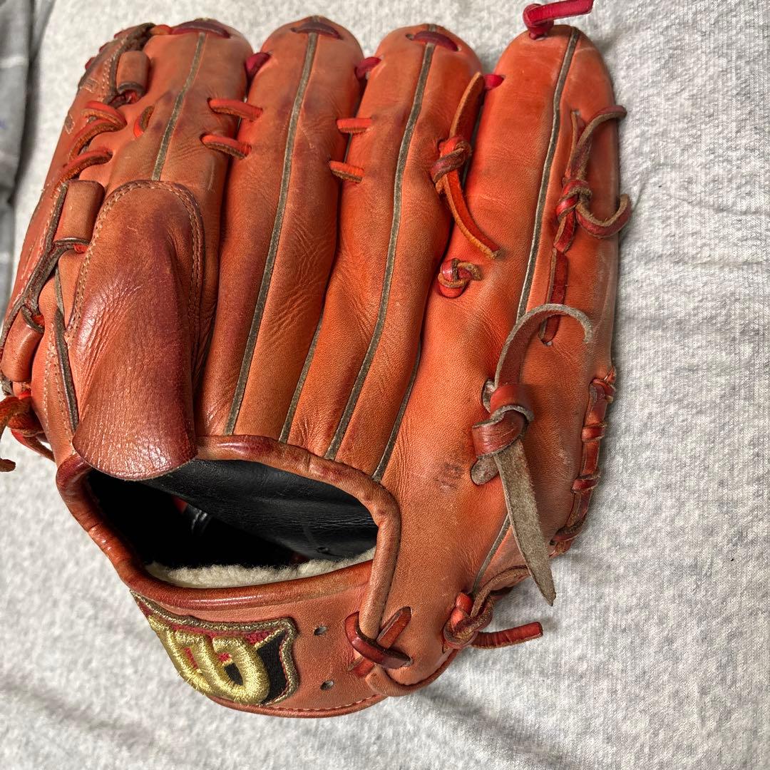 Wilson JAV1 硬式グローブ レッド　左投手