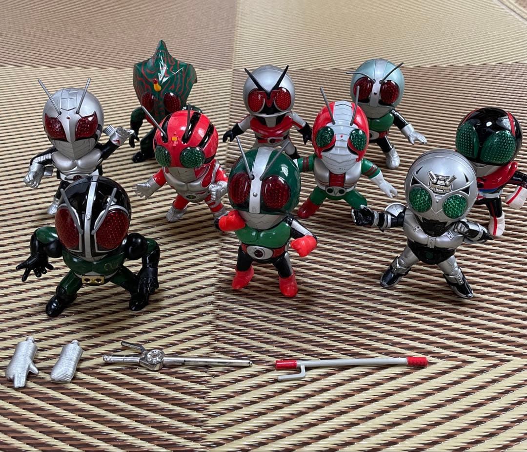 仮面ライダー フィギュアセット 10体　マイティライダーズ