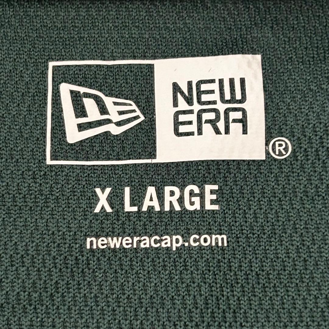 【ニューエラゴルフ】人気モックネック ロゴ ストレッチ長袖ゴルフシャツXL