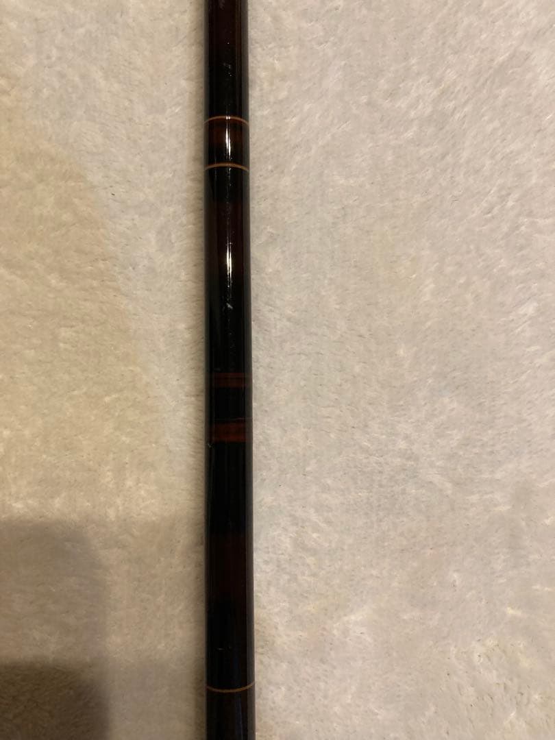 美品　Daiwa 竿掛 総塗り一本半物　ヘラブナ　袋なし