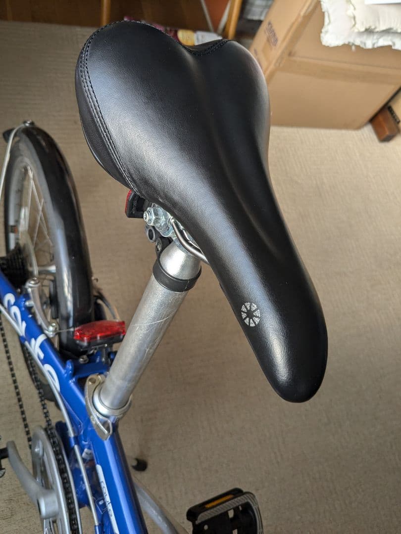 お盆発送DAHON route 折りたたみ自転車 青　美品中古　室内保管