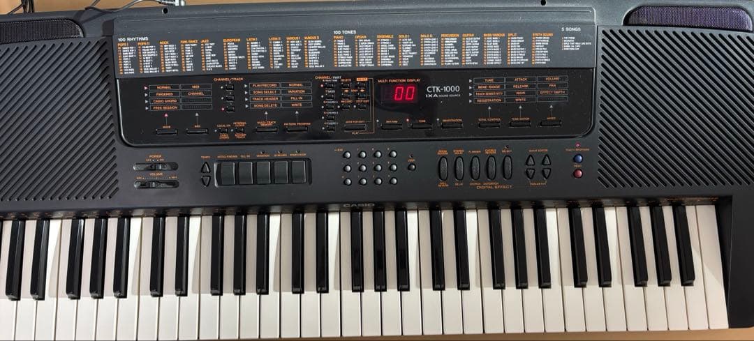 CASIO CTK-1000 61鍵盤電子キーボード　稼働品！