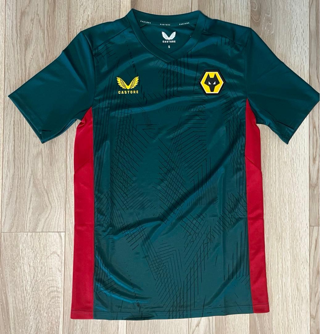 Castore ウルブス　ウォームアップシャツ　プラシャツ　プレマッチ　サッカー