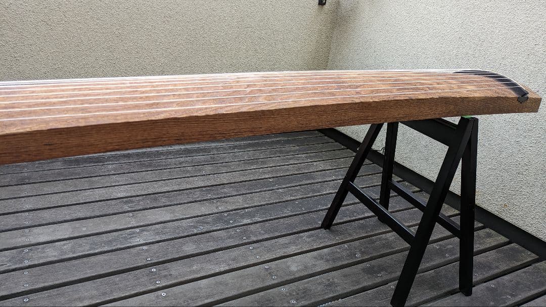 琴=箏 十三絃 楽器に相応しい天然素材の琴柱.布張りの専用ケース