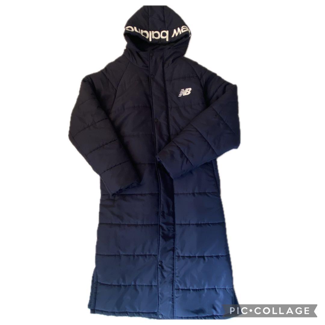【美品】New Balance ネイビー ベンチコート　2XL