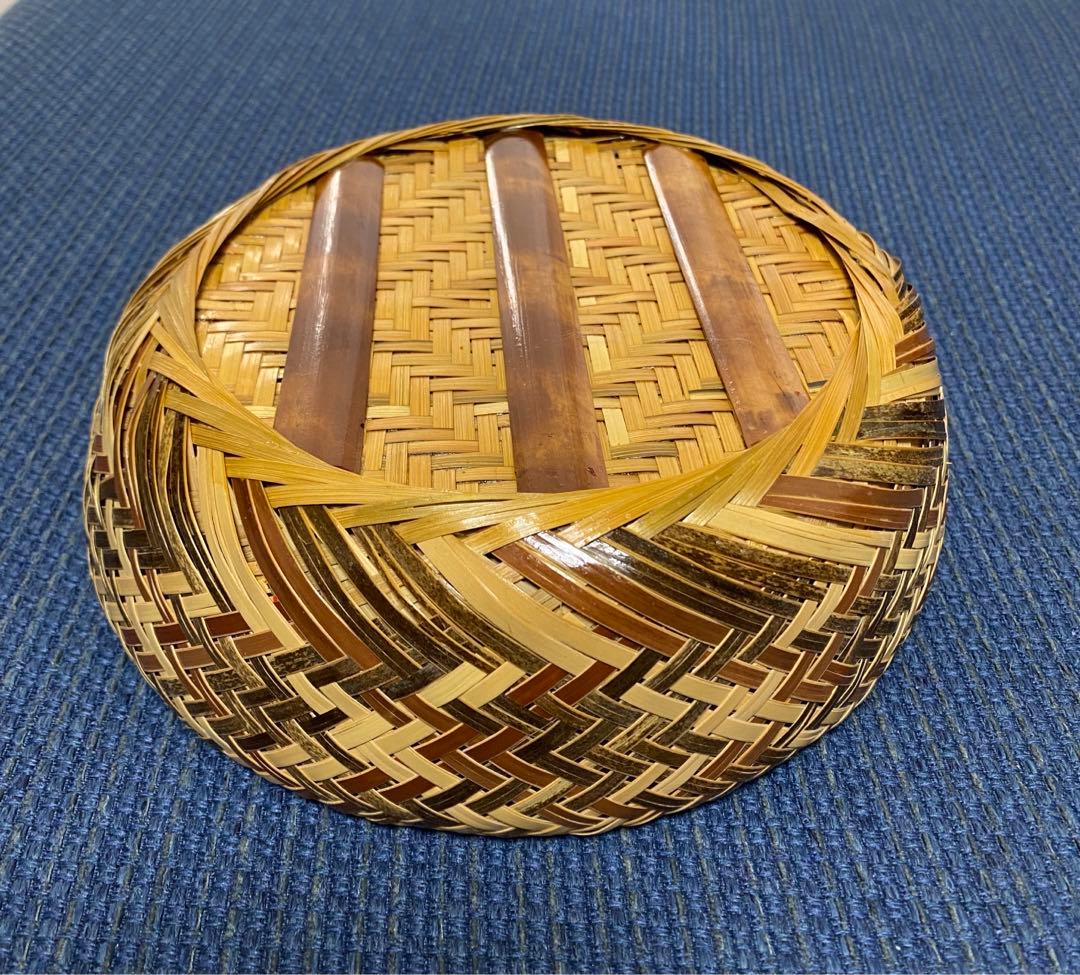 【新品】暮らしに彩りを　竹の盛りかご