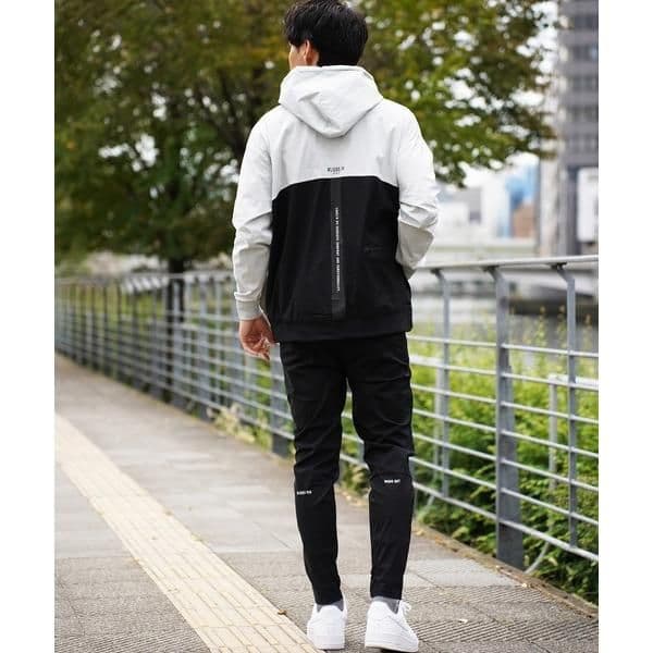 LUXE/R GOLF ストレッチ布帛プルパーカー 45817iceXL