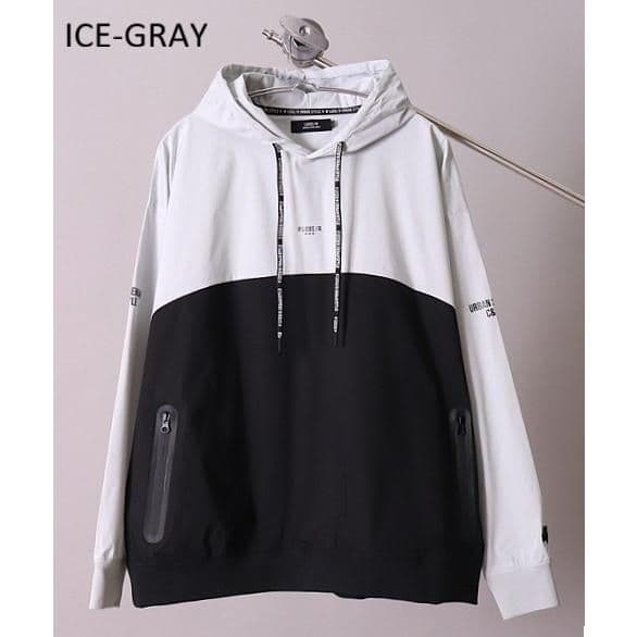 LUXE/R GOLF ストレッチ布帛プルパーカー 45817iceXL