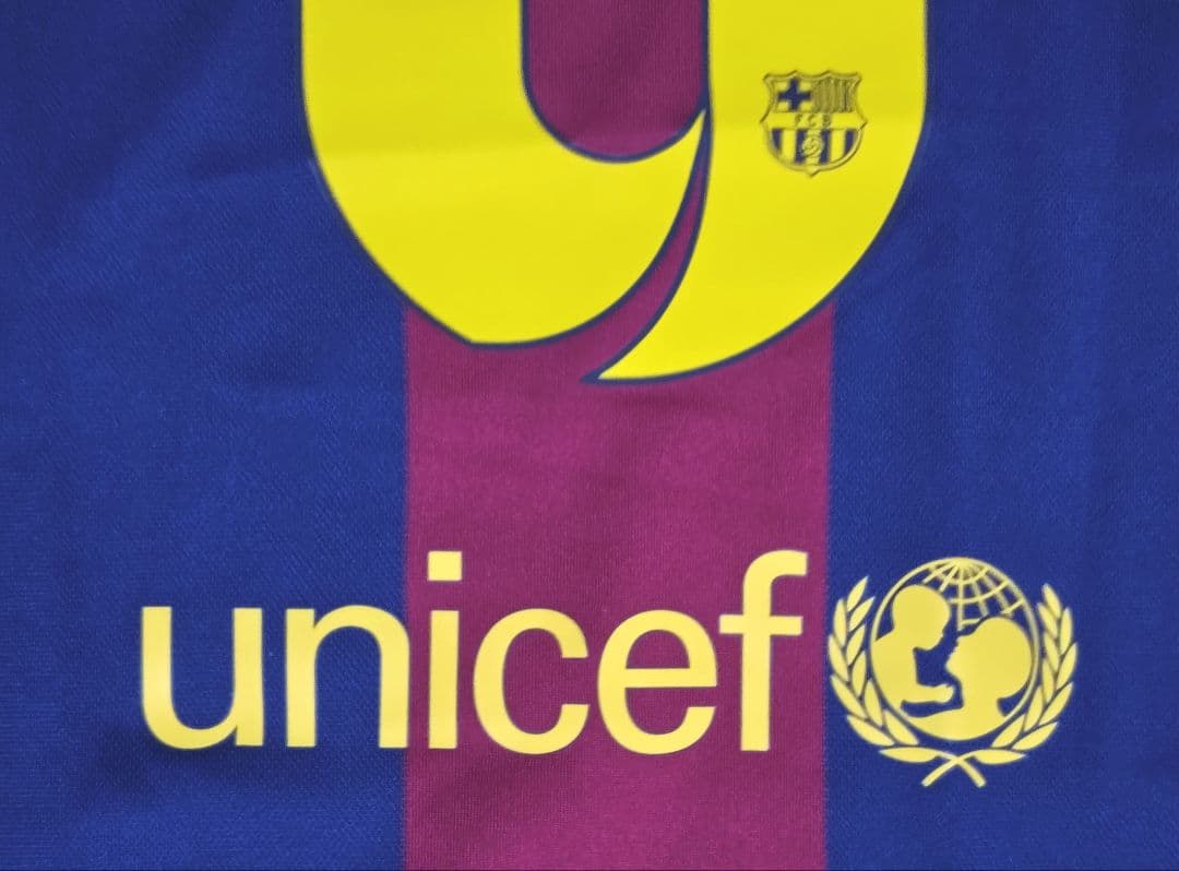 バルセロナ 14/15 ホーム イニエスタ8番ユニフォーム オーセンティック