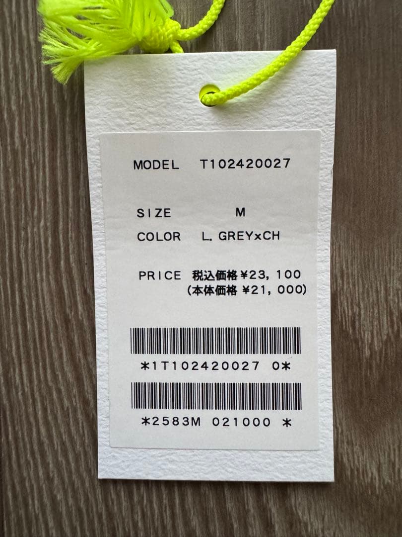 新品未使用　TFW49 長袖　モックネック　サイズM