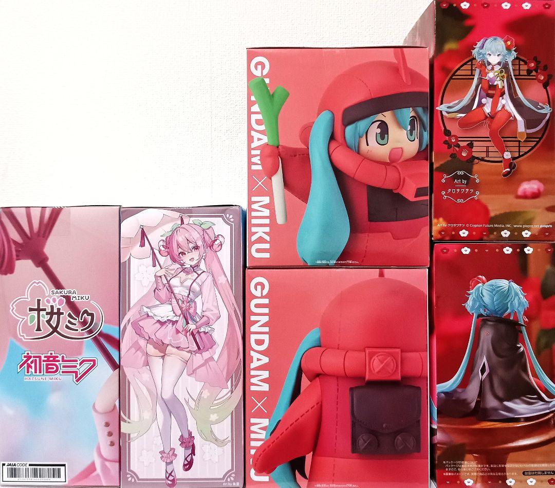 初音ミク 桜ミク シャアザク フィギュア まとめ売り 計６個