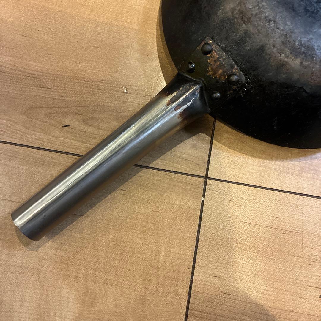 山田工業所　TARO 21cm 鉄フライパン　炒め鍋　チタン　炒め鍋　管理12