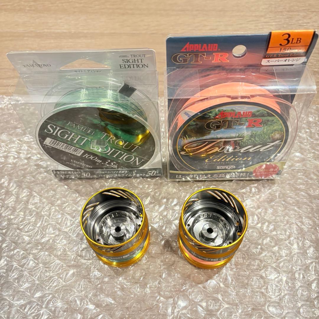 新品【スプール2個＋糸】ダイワ純正20レブロス LT2000S-XH スプール