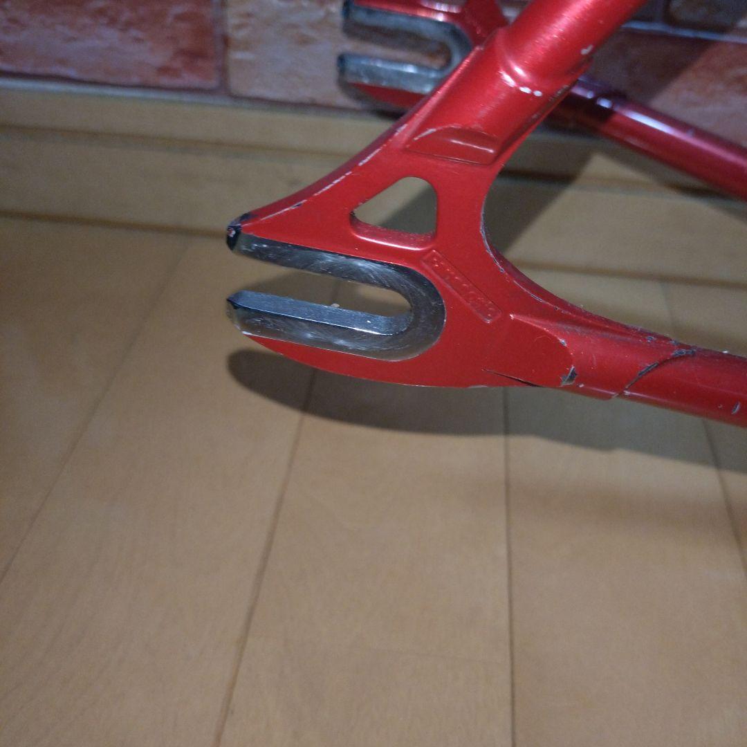 Panasonic 競輪　NJS認定　ピストフレーム　レッド