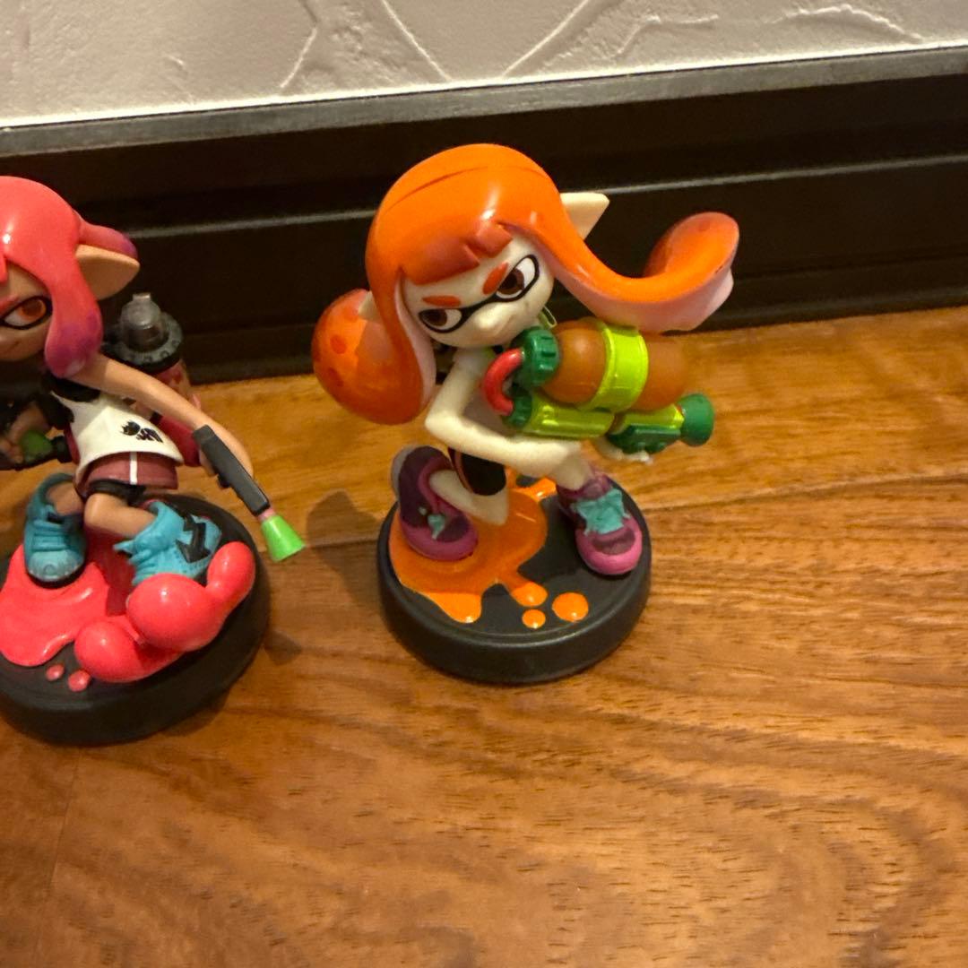 スプラトゥーン　amiibo ガール　タコ　ネオンピンクガール