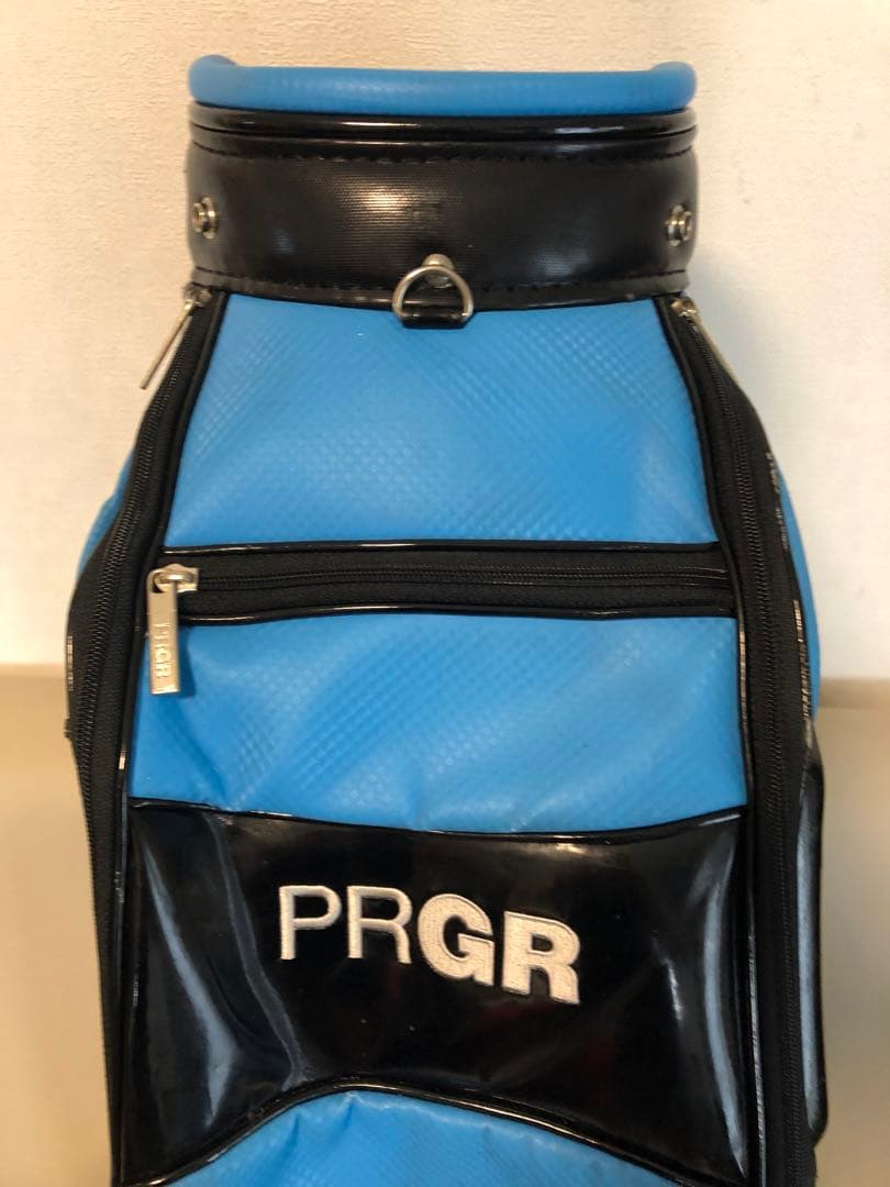 【送料込み】廃盤希少品　PRGR キャディバッグ ゴルフバッグ　フード付き