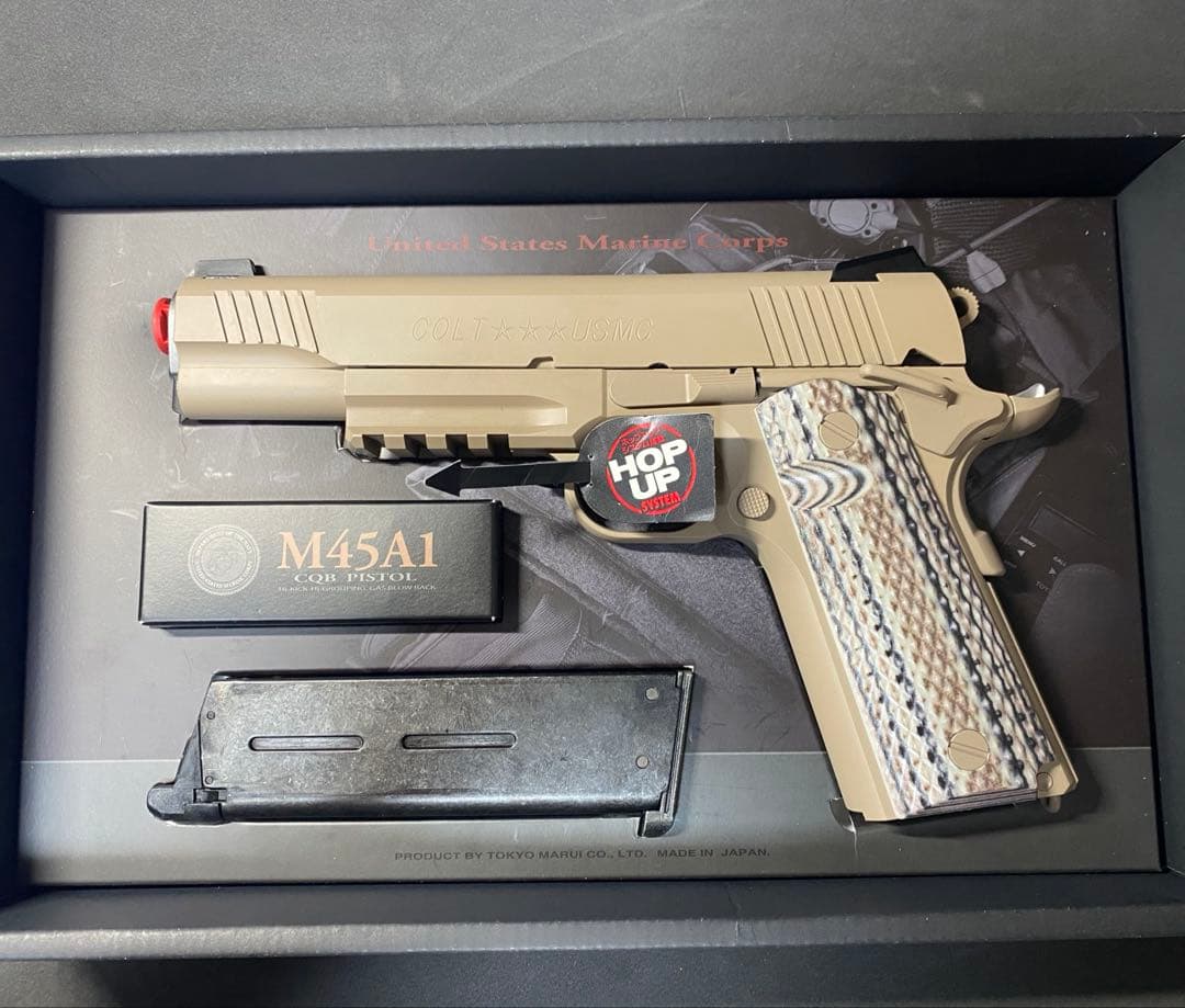 美品　東京マルイ M45A1 CQBピストル ガスブローバック ガスガン