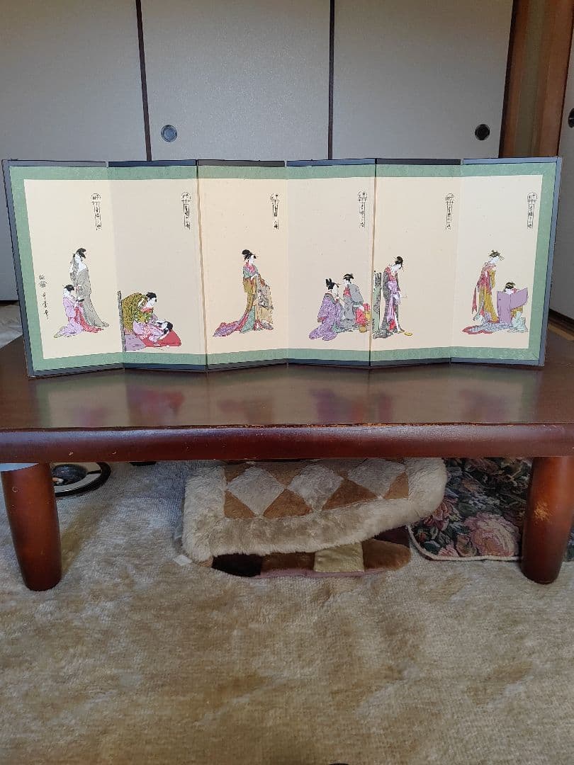 浮世絵 　喜多川歌麿　青楼12時　花瓶　落款　木仙作　極印　額装　まとめ売り