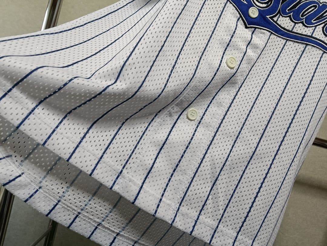 【極美品】横浜ベイスターズ ユニフォーム（シャープ産業製／Mサイズ）