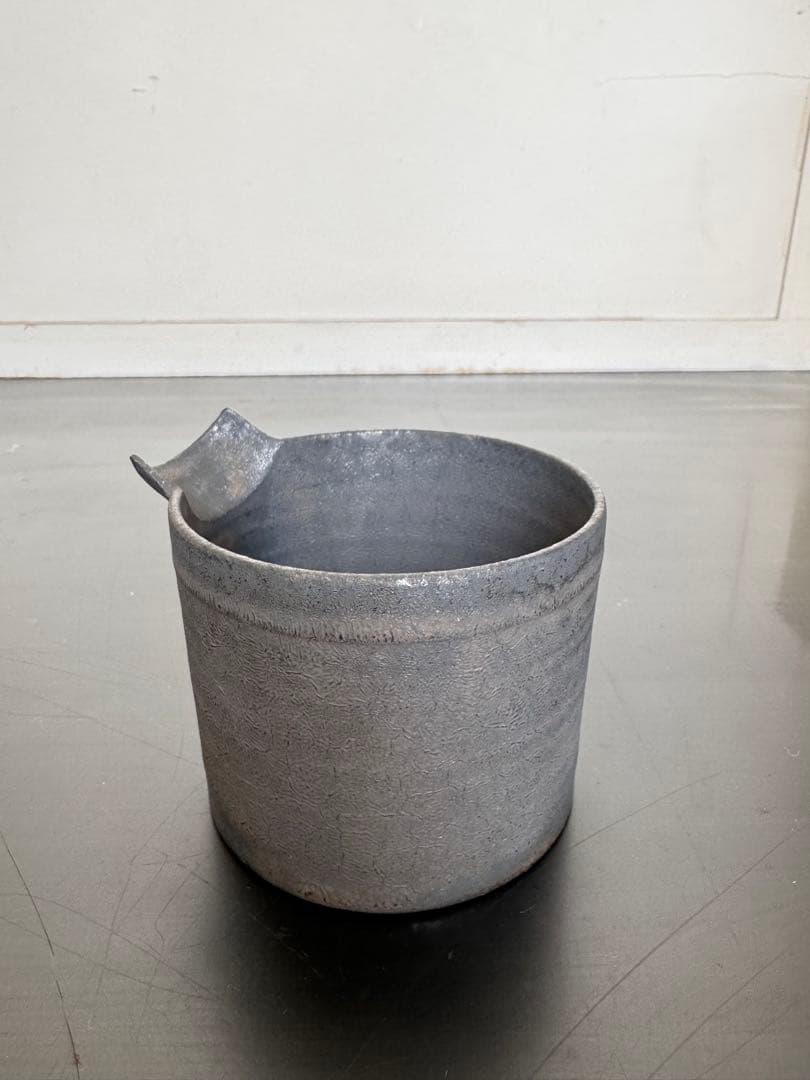 大村剛 Ceramic Katakuchi – Rusted Iron