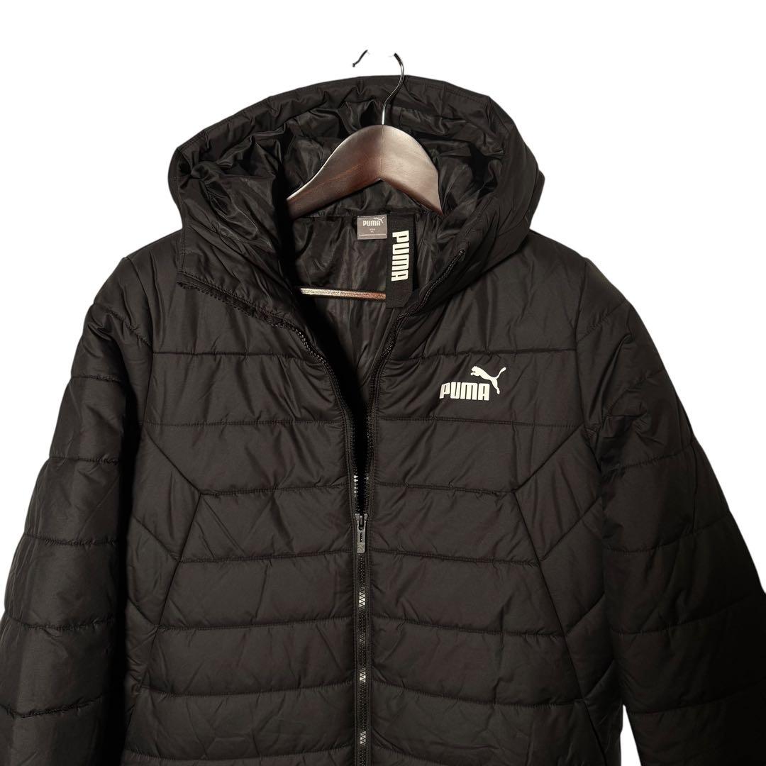 【美品】プーマ PUMA ESS パデッド コート XL 撥水 ベンチコート