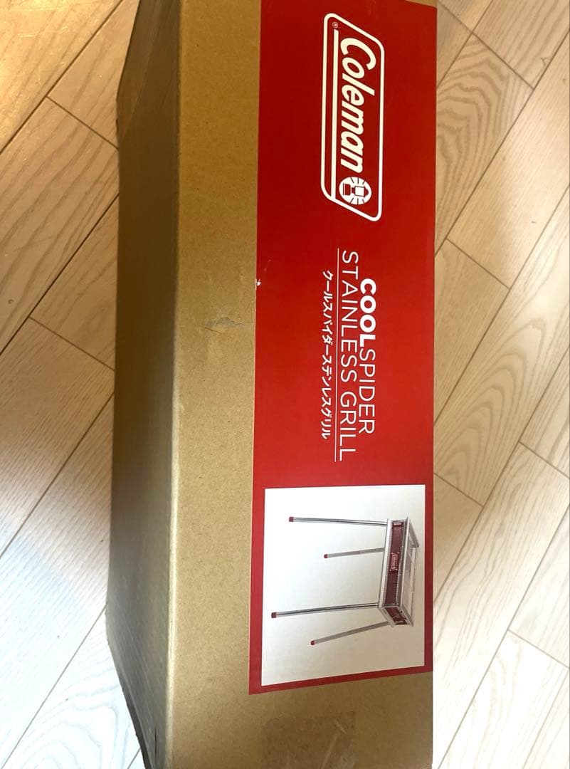 新品 Coleman クールスパイダーステンレスグリル レッド 170-9367