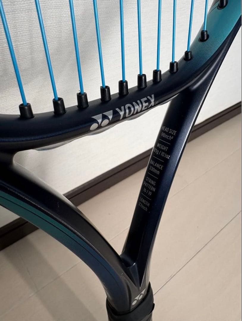 YONEX イーゾーン　98L G1 テニスラケット 硬式 ブルー