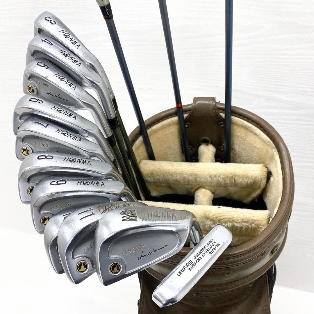 【格安‼】 HONMA ホンマ メンズ ゴルフクラブ 初心者セット 14本 R