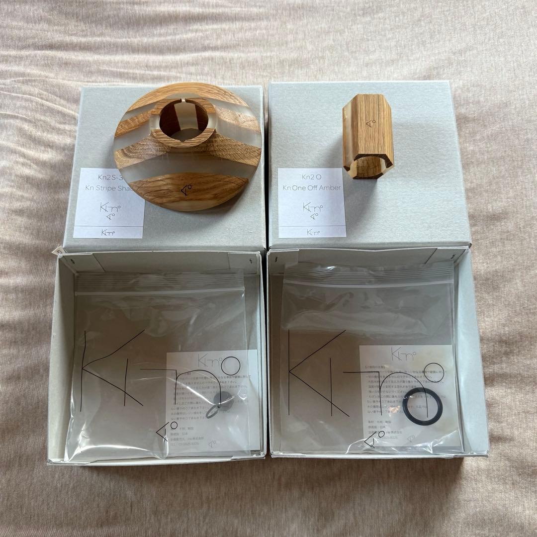新品 KI-no ゴールゼロ ストライプ シェード ワンオフ アンバー セット