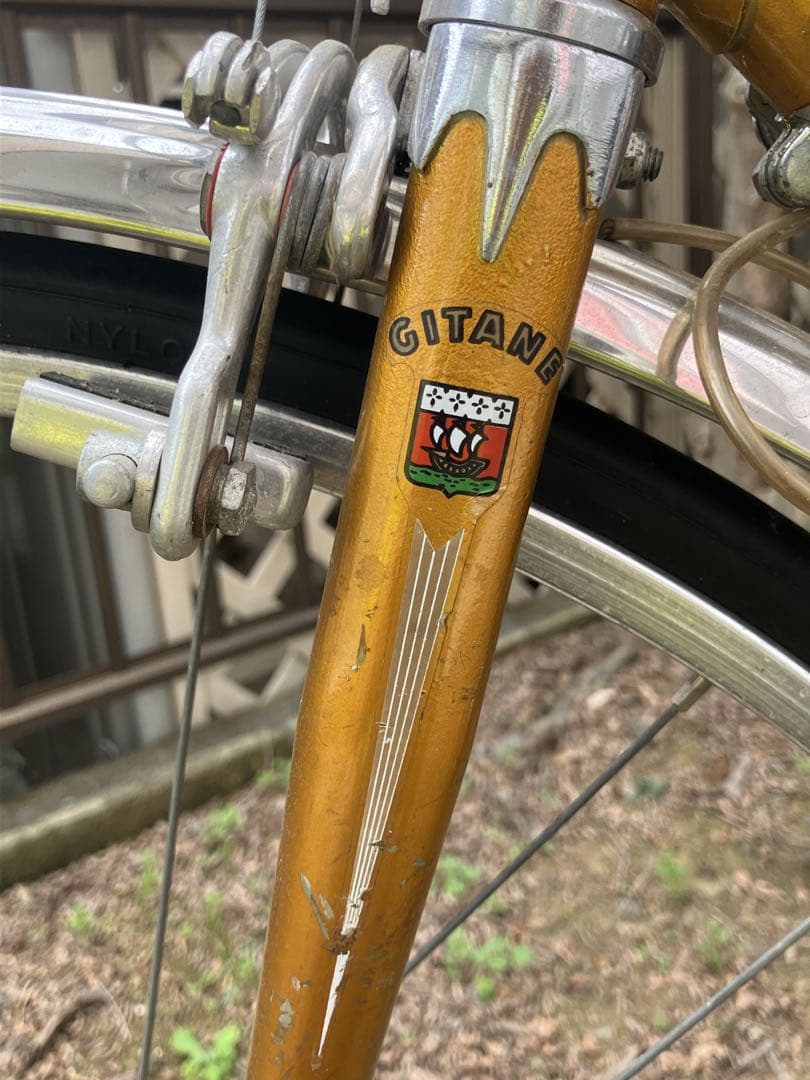 GITANE フランス製クロモリフレーム 通勤快速,街乗り700C 1980年代