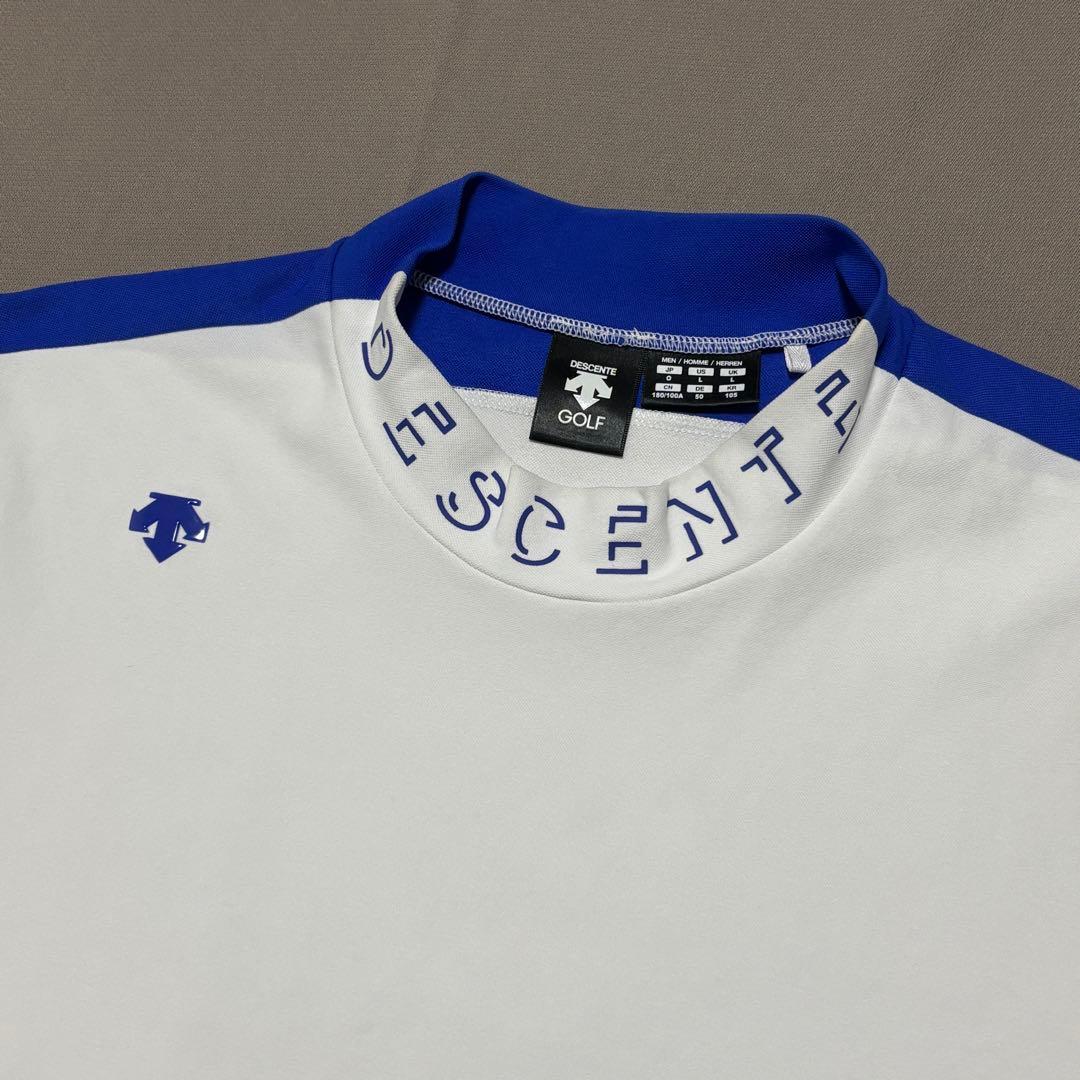 デサントゴルフDESCENTE バイカラーモックネックシャツ O